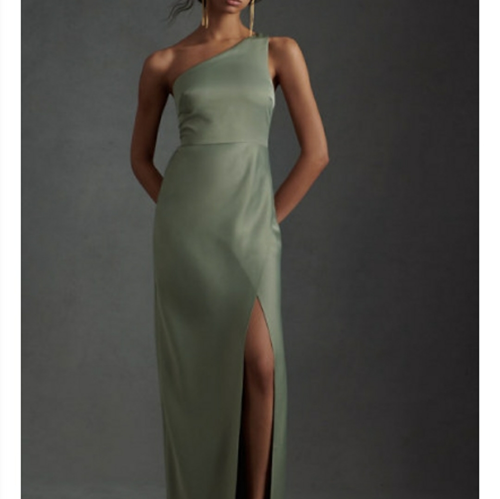 BHLDN Dylan Satin Maxi Dress NWT